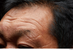 Face Hair Skin Man Asian Overweight Wrinkles Studio photo references